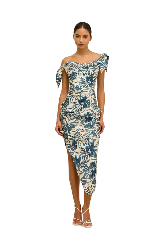 Ithaca Dress in Etched Floral