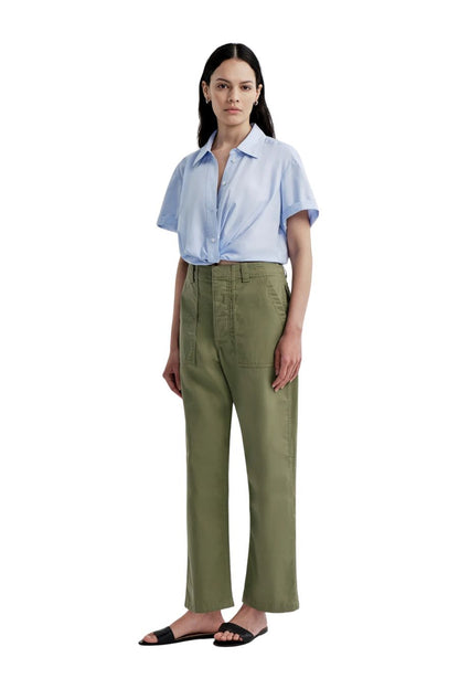 Lily Top in French Blue/White