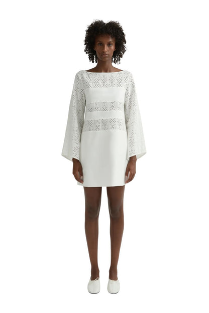 Harriet Dress in Vintage White