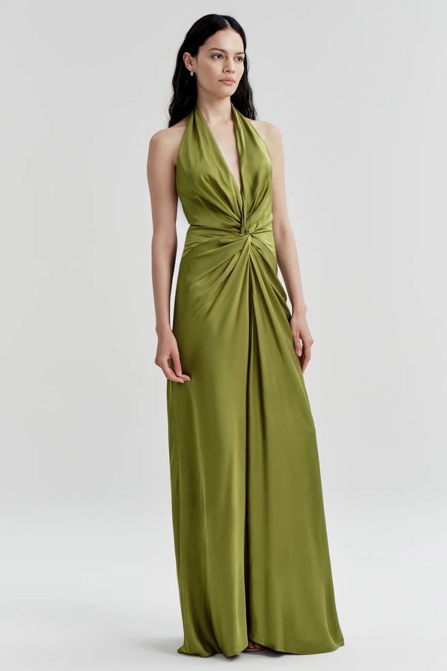 Mabel Gown in Tomatillo