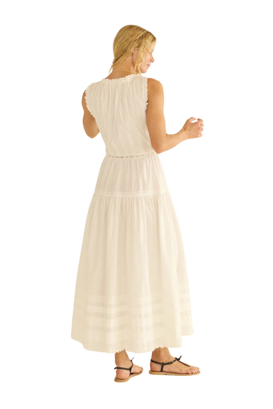 Hortense Dress in Salt