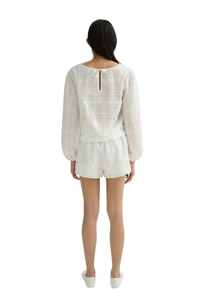 Harriet Blouse in Vintage White