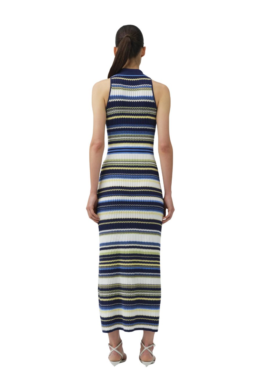 Kerrin Knit Midi Dress in Midnight Multi