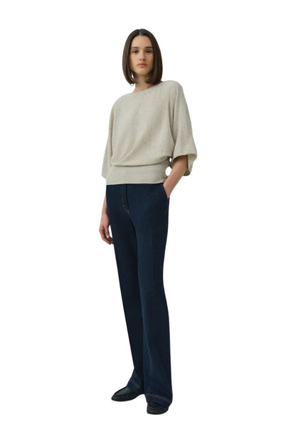 Shai Boxy Tee in Stone