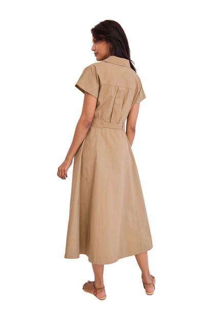 Sawyer Dress in Khaki