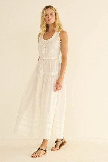Hortense Dress in Salt