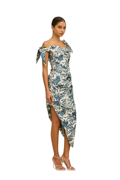 Ithaca Dress in Etched Floral