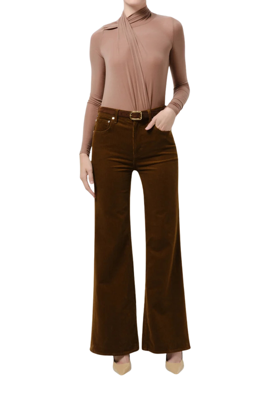 Kimberly 70's Flare Corduroy In Manuka