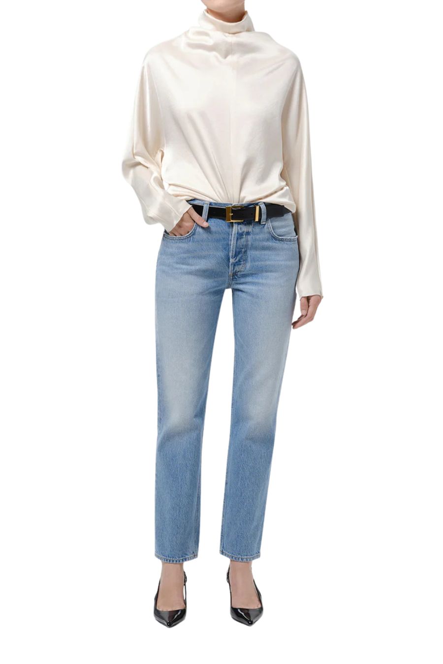 Savannah Cigarette Jean in Sunlit