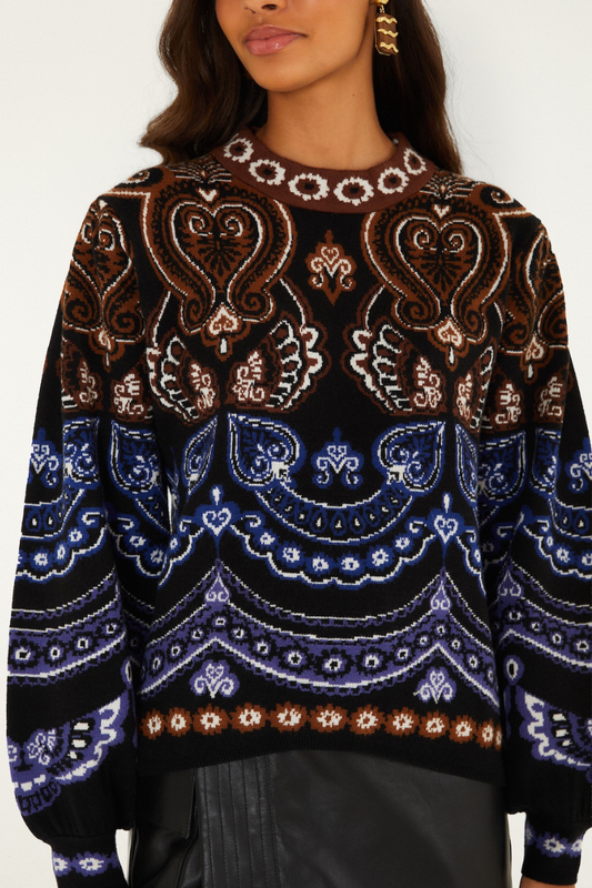 Nicole Scarf Sweater
