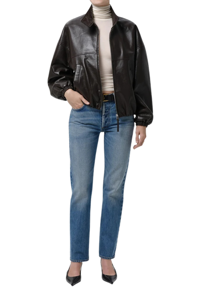 Barracuta Bubble Jacket In Chocolate Dark Brown