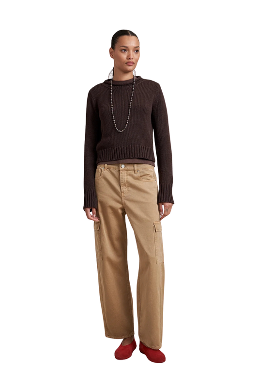 Mini Marina Sweater in Chocolate