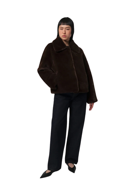 Elis Coat in Espresso
