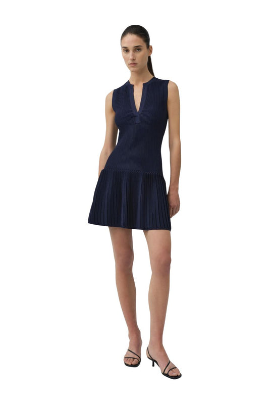 Levie Mini Dress in Midnight