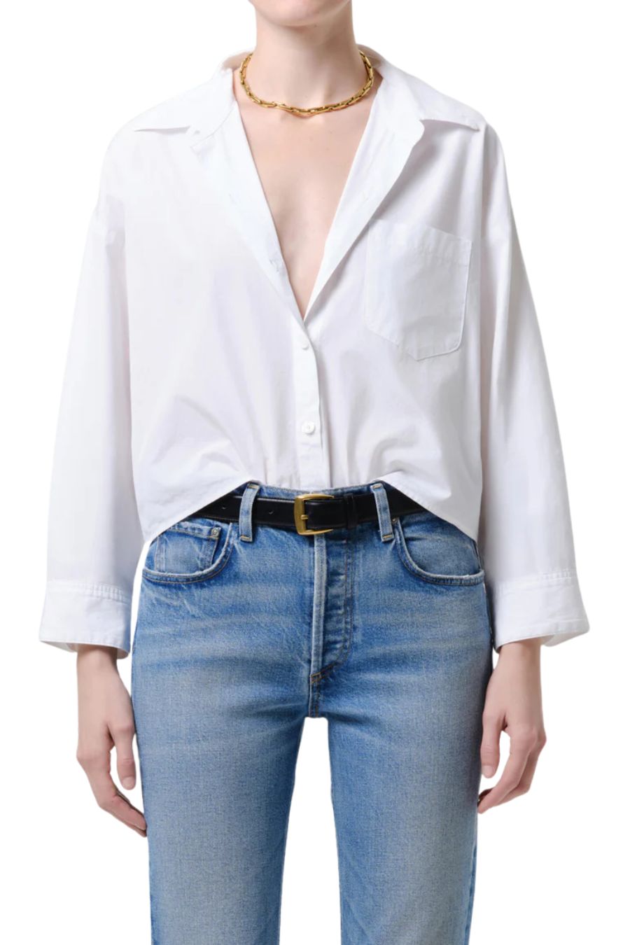 Petit Ami Shirt in Optic White