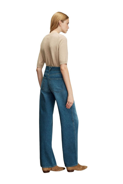 Kasey Wide-Leg Jean in Bright Blue