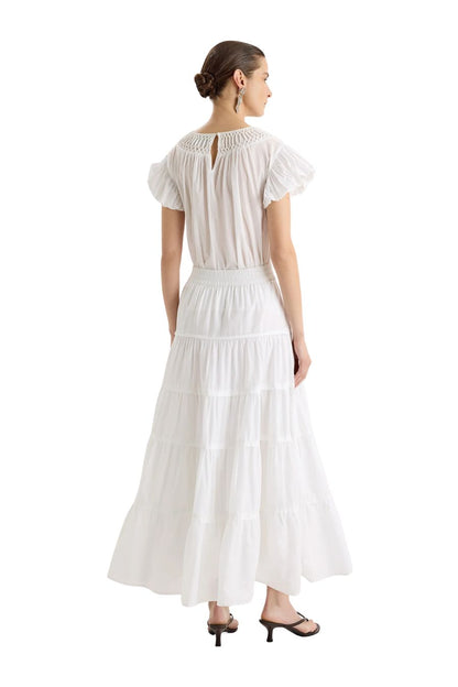 Hana Skirt in White