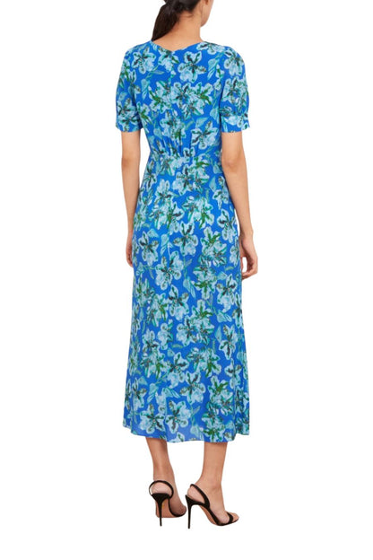Nora Dress in Waterlily Azure