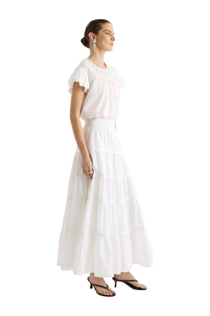 Hana Skirt in White
