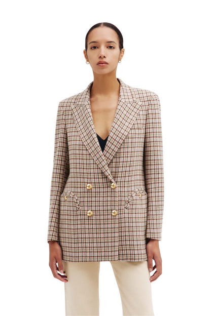 Agape Everyday Blazer in Grey Mix