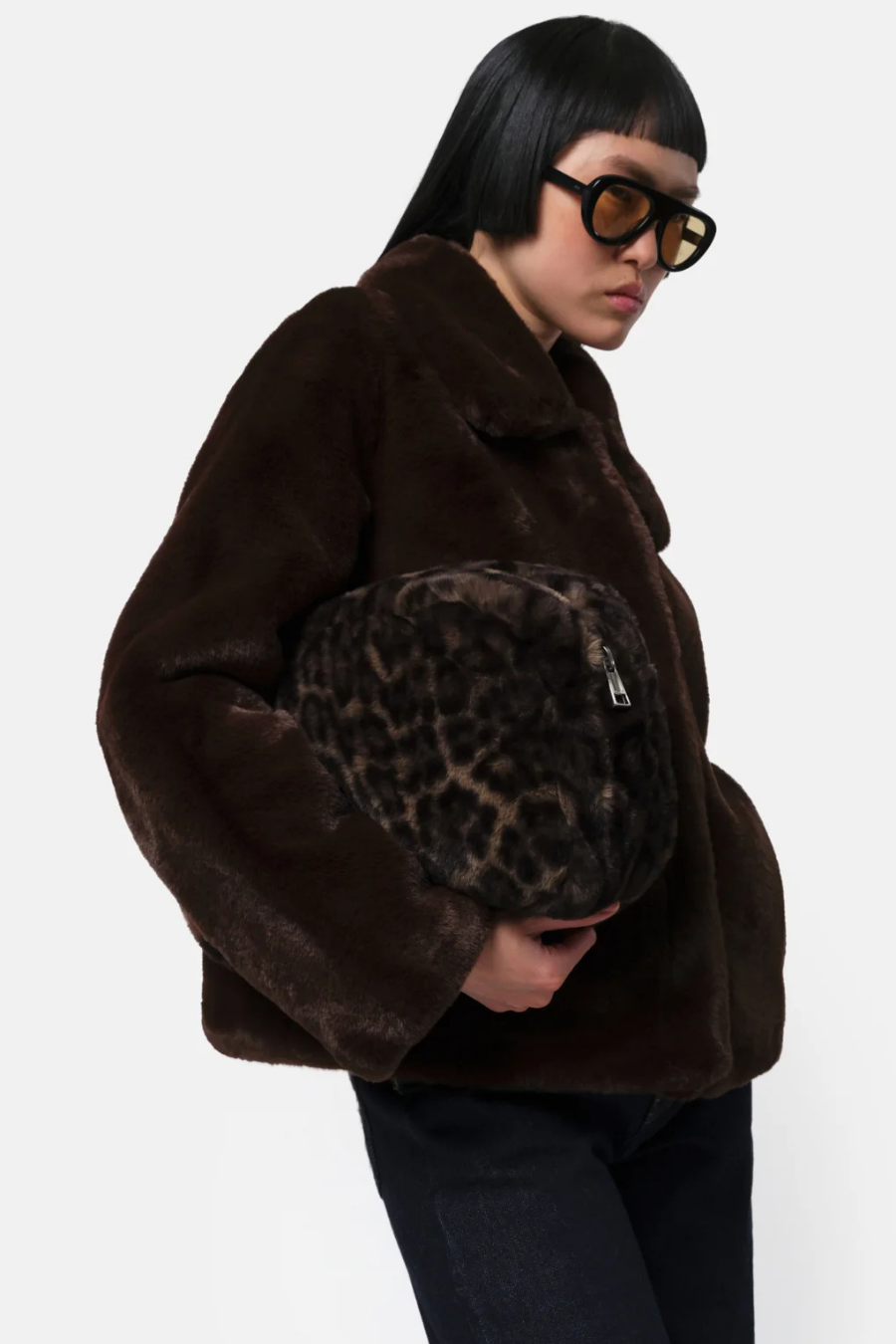 Elis Coat in Espresso