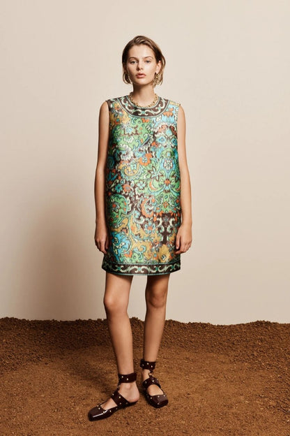 Charlotte Mini Dress in Multi