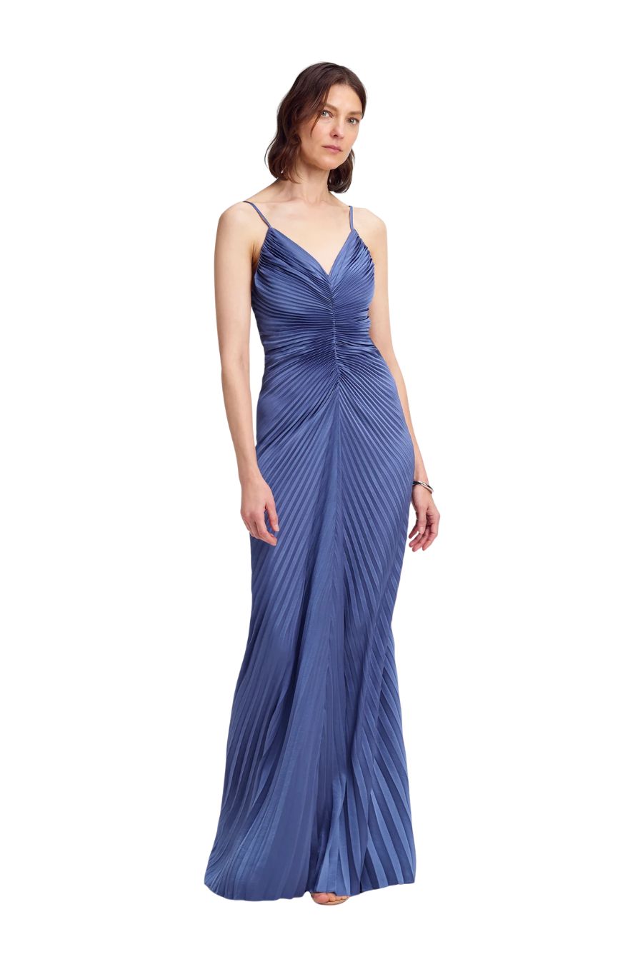 Genevieve Gown in Ash Blue