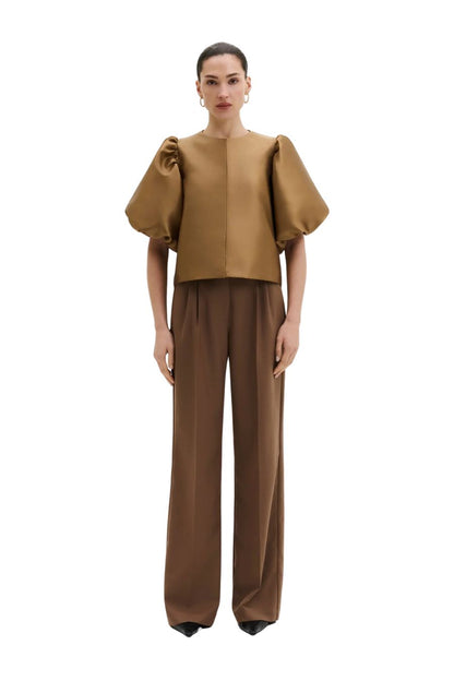 Cleo Blouse in Camel