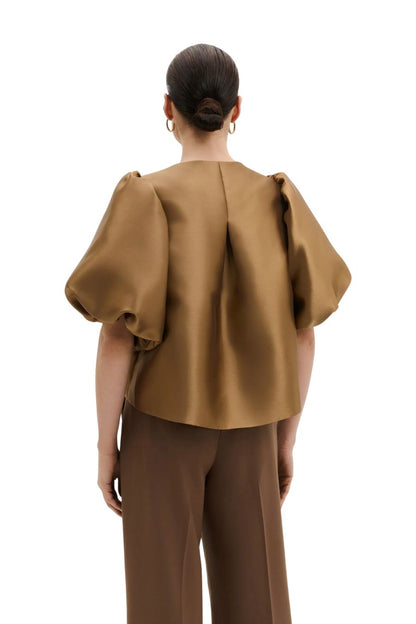 Cleo Blouse in Camel