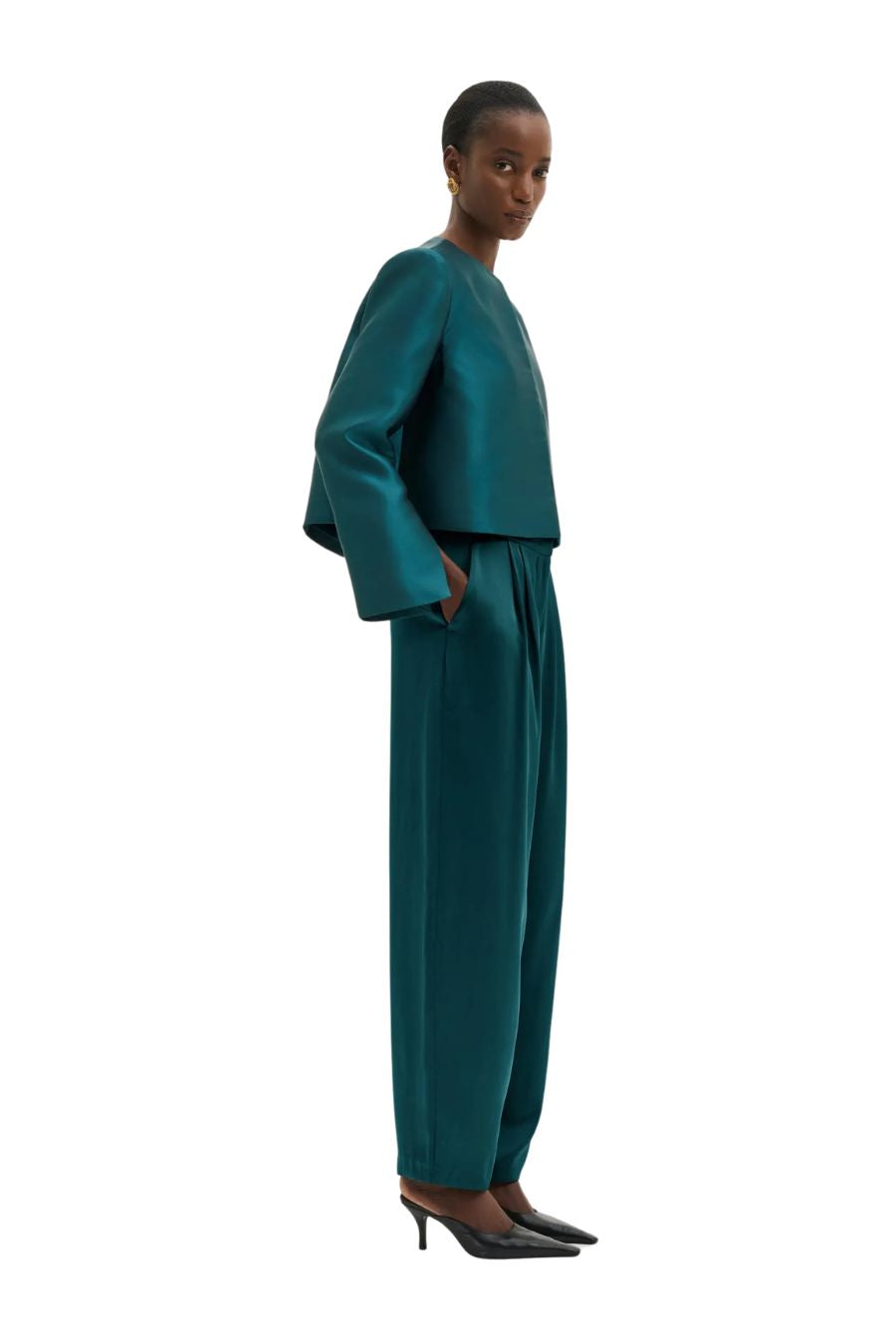 Ruthie Blouse in Teal