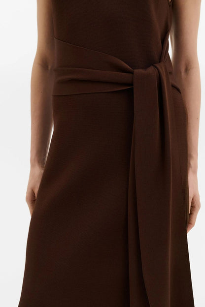 Minna Maxi Dress in Dark Brown
