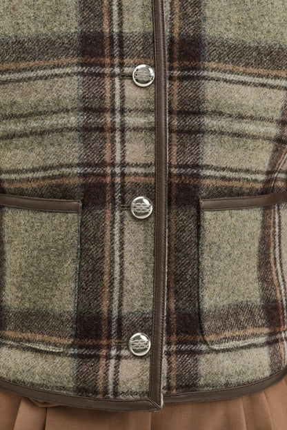 Ninette Jacket in Steel Checks