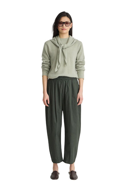 Spa Pleat Pant in Rosin by Apiece Apart, alternate view