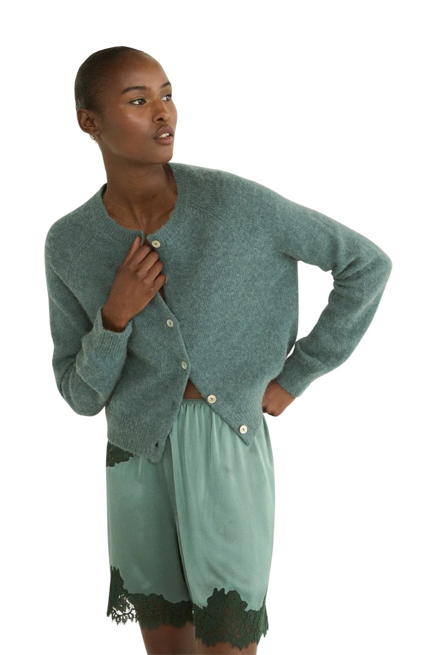 Petra Cardigan in Seafare