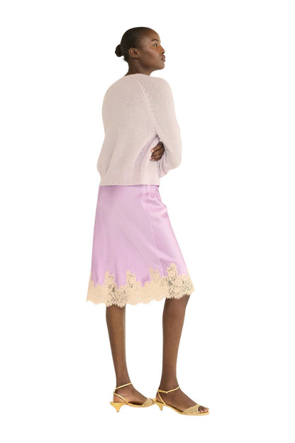 Petra Cardigan in Violet Thistle