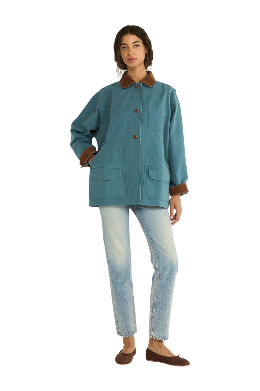 Pascual Jacket in Caspian Blue