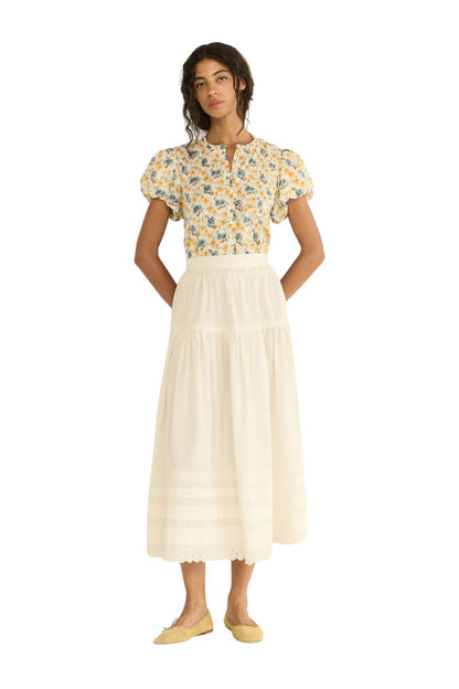 Millie Top in Narcissus Bloom