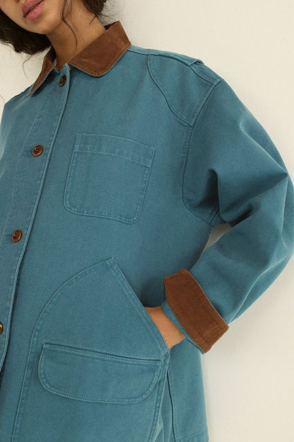 Pascual Jacket in Caspian Blue