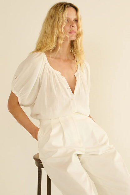June Top in Salt