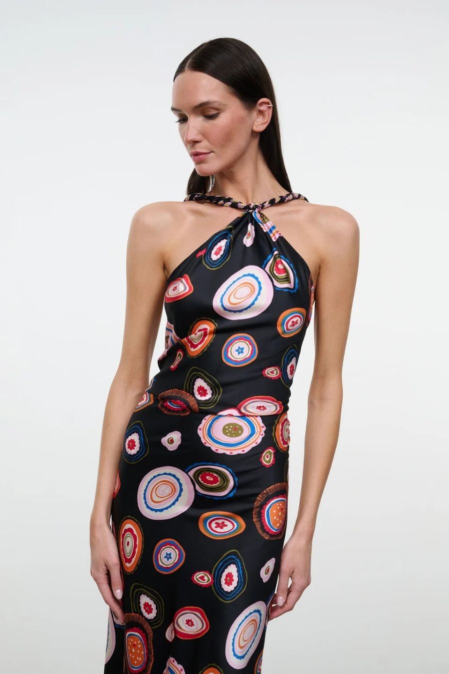 Charli Silk Dress in Milliefiori Multi