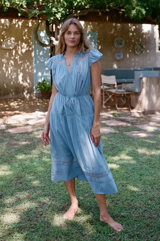 Laurine Dress in Slate