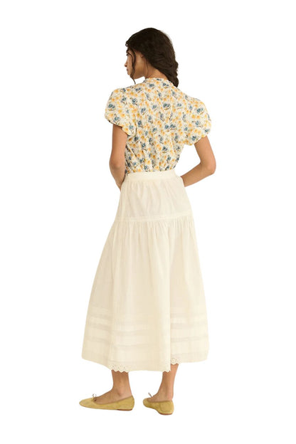 Millie Top in Narcissus Bloom