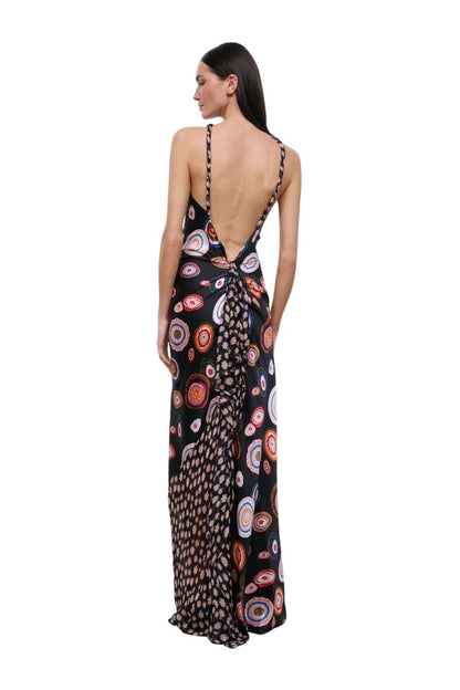 Charli Silk Dress in Milliefiori Multi