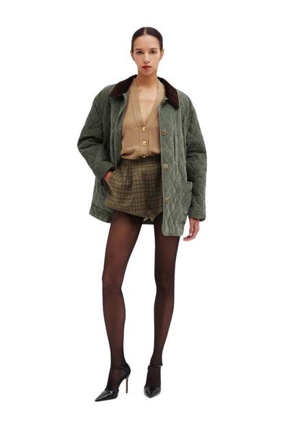 Amara Clelia Jacket Matellassé Mint