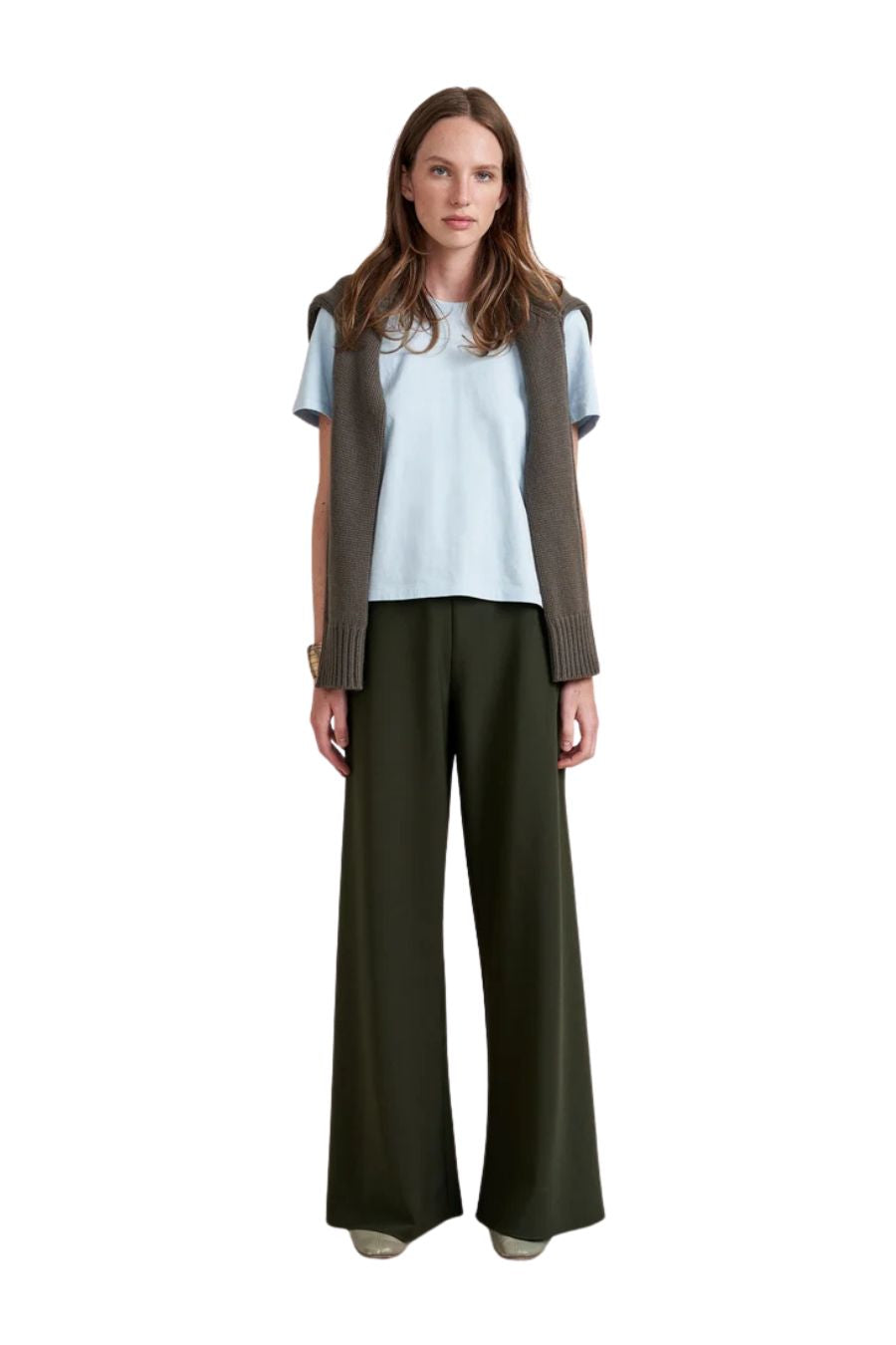 Colby Pant in Dark Olive