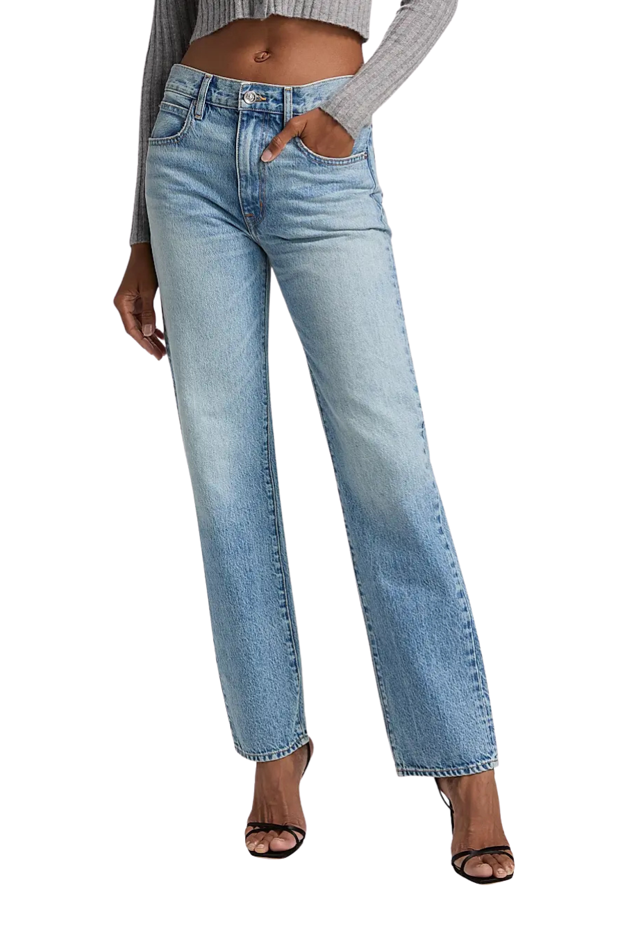 Kendra Straight Jean in Back to Zero