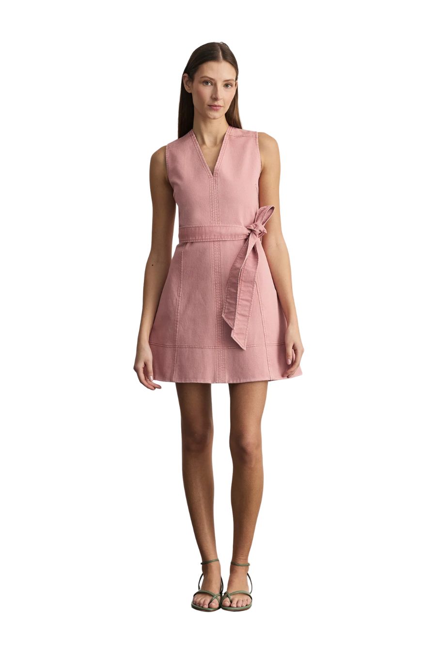 Reina Dress in Rose Quartz