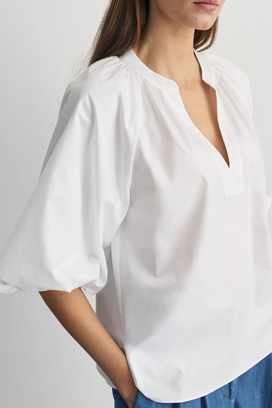Marine Top in Optic White
