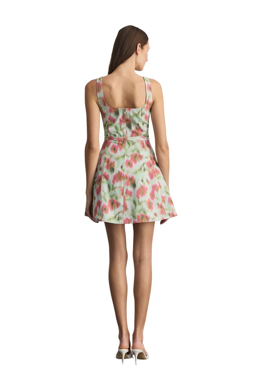 Paige Floral Taffeta A-Line Mini Dress