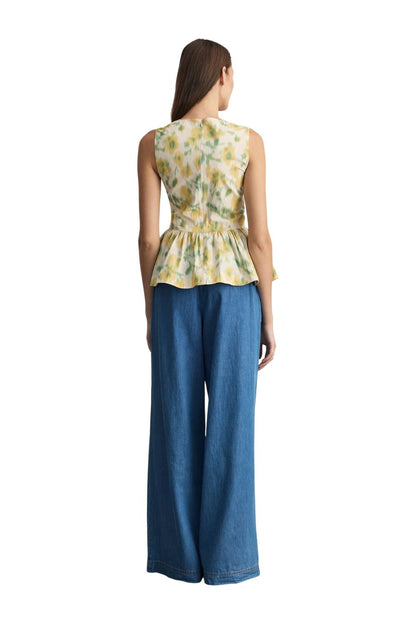 Astrid Top in Butter Multi